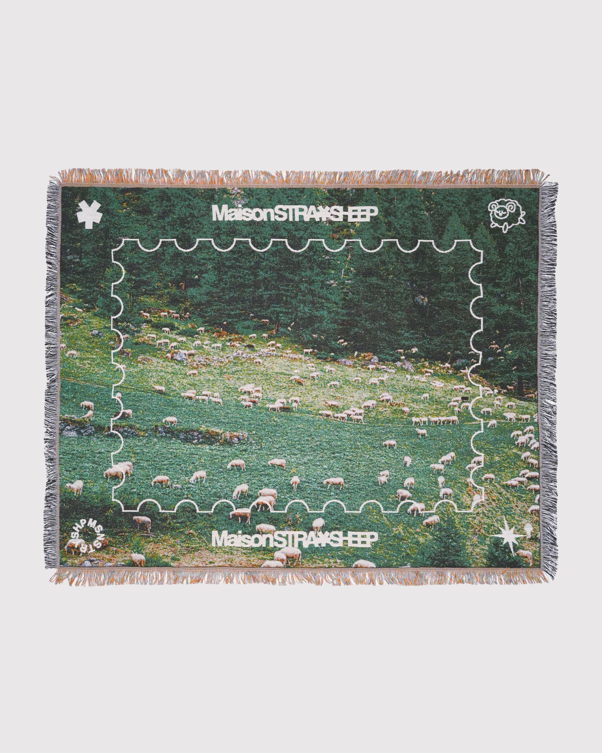 STRAYSHEEP RUG GREEN [6月中旬頃出荷] – MAISON STRAYSHEEP 