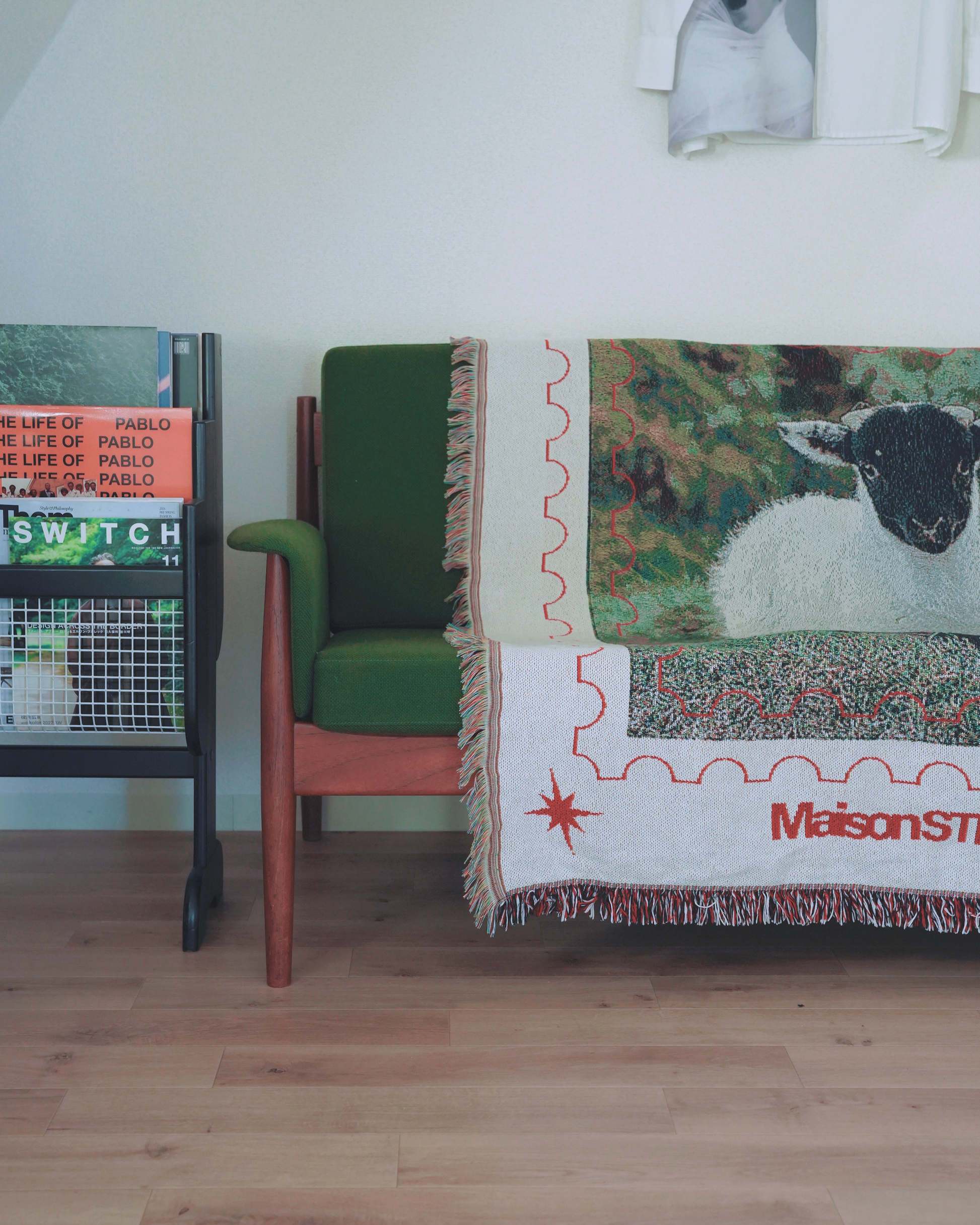 MAISON STRAYSHEEP RUG ラグ ブランケット MAISON STRAYSHEEP RUG ラグ ブランケット